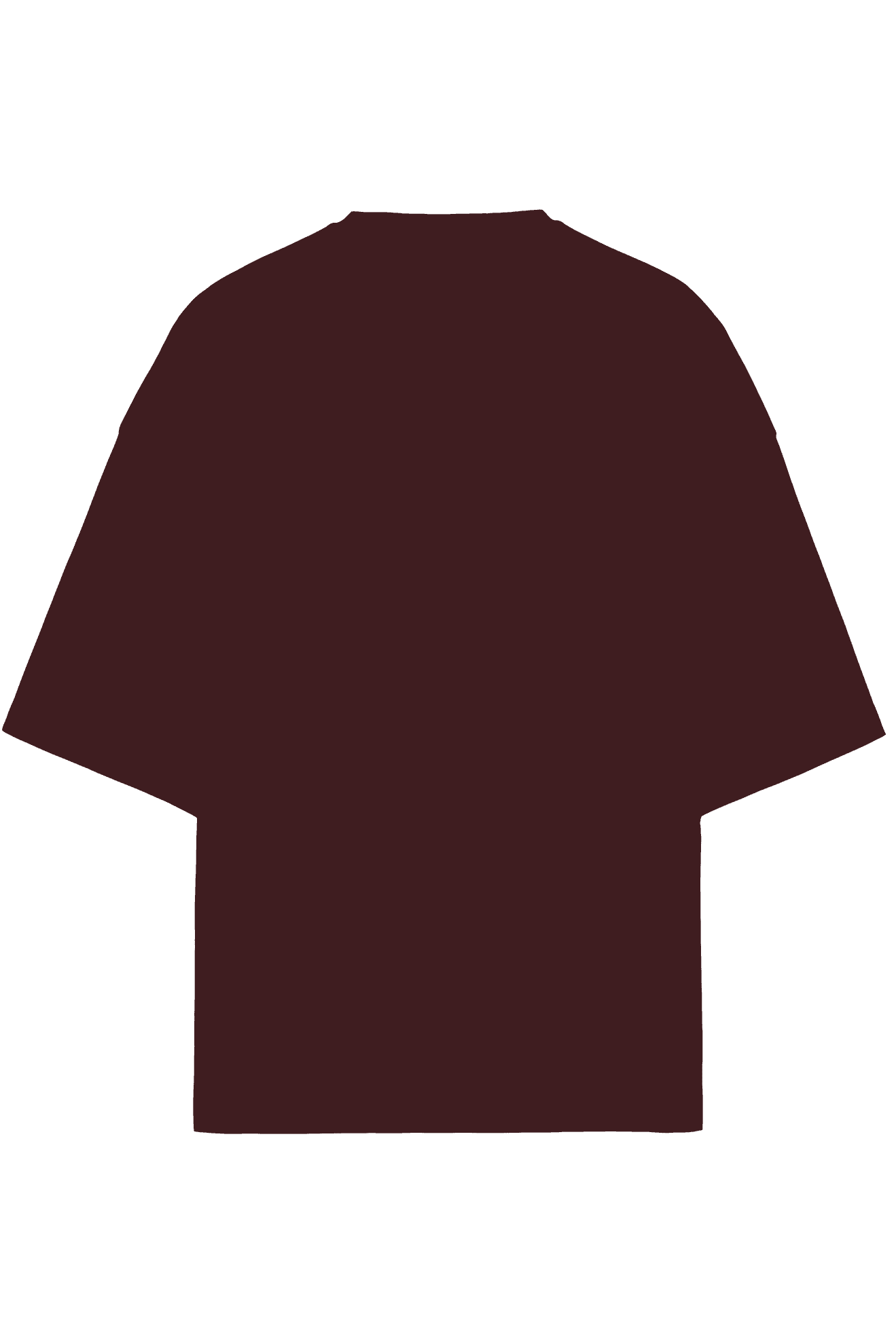 Terry Oversized T-Shirt Men - Back side